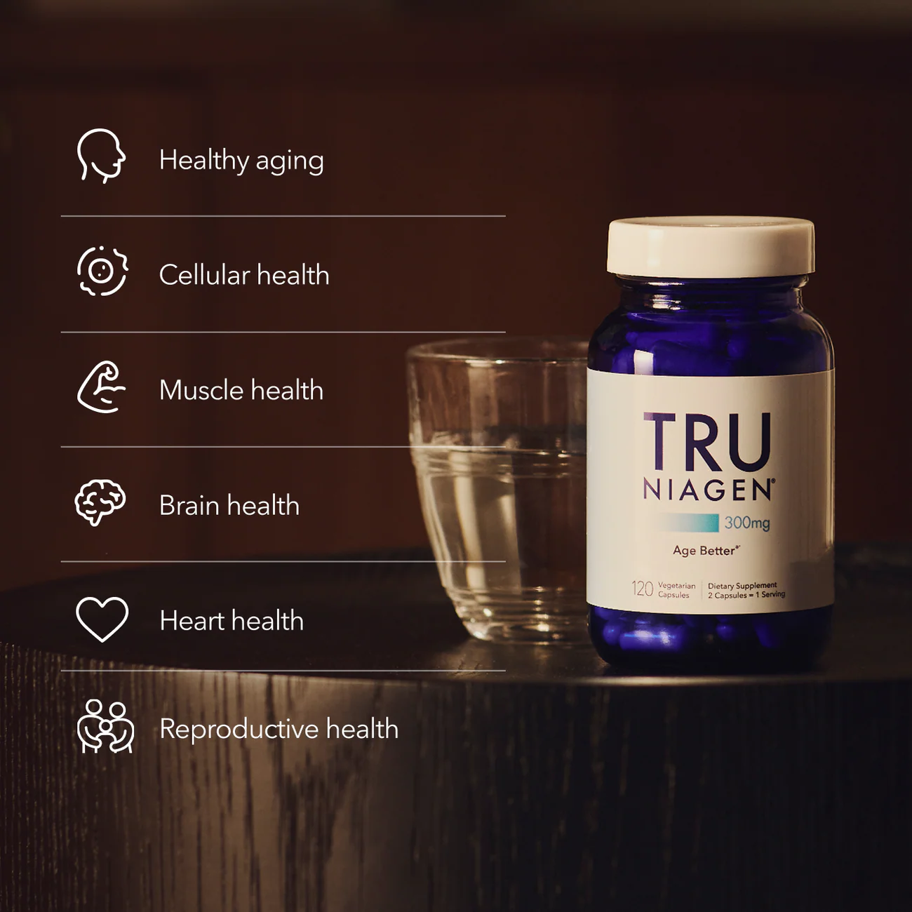 TRU NIAGEN Patented NAD+ Supplement for Anti Aging and Cell Regeneration
