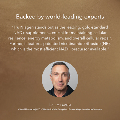 TRU NIAGEN Patented NAD+ Supplement for Anti Aging and Cell Regeneration